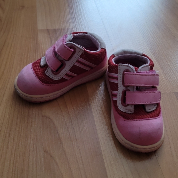 Perfection by Jumping Jacks Girls 5M Walking Toddler Shoes Pink Sneakers Boot - Picture 8 of 12